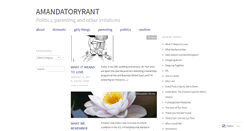 Desktop Screenshot of amandatoryrant.com