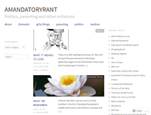 Tablet Screenshot of amandatoryrant.com